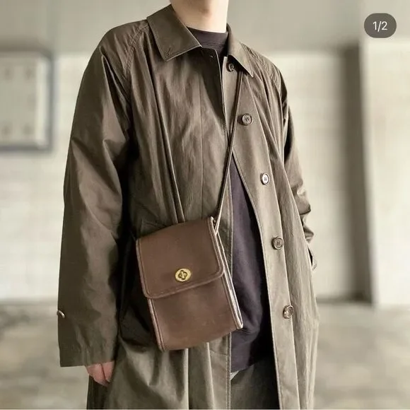 NEW! Coach vintage Scooter Bag 90s leather crossbody 9893